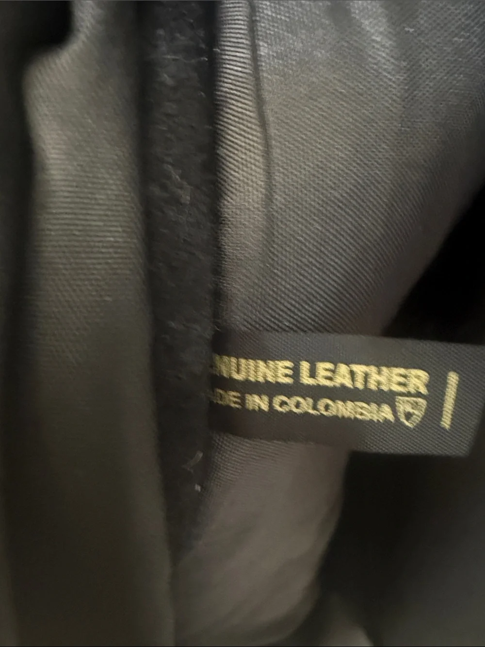 Genuine soft leather garment bag. Excellent condition .
